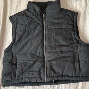Thread & Supply Black Quilted Vest